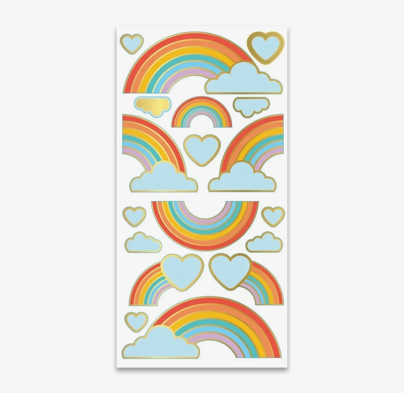 Rainbows Stickers On the Roll