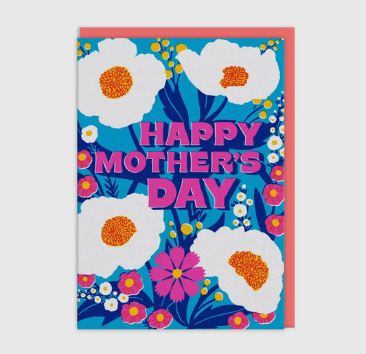 Bold Floral Mother's Day Card