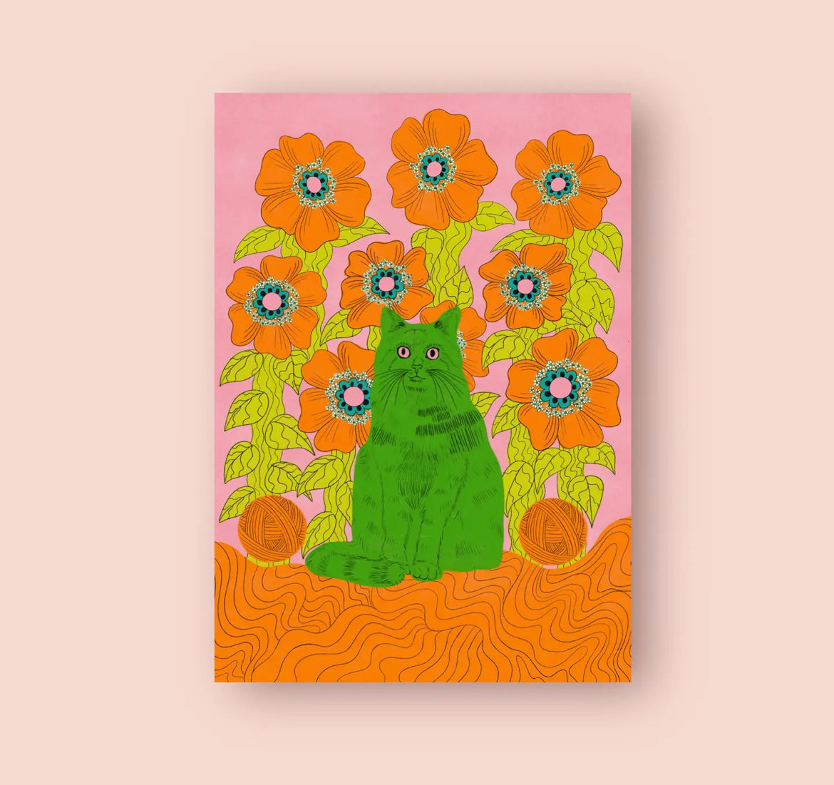 Andy the Cat Art Print