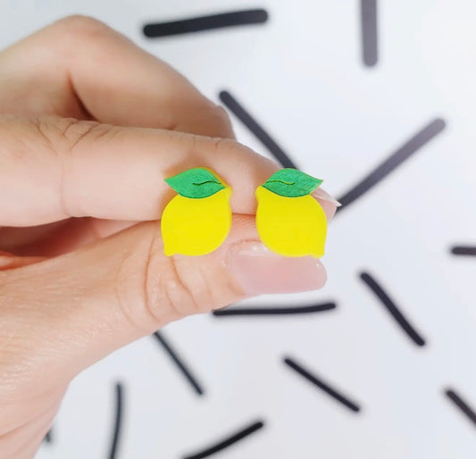 Lemon Stud Earrings