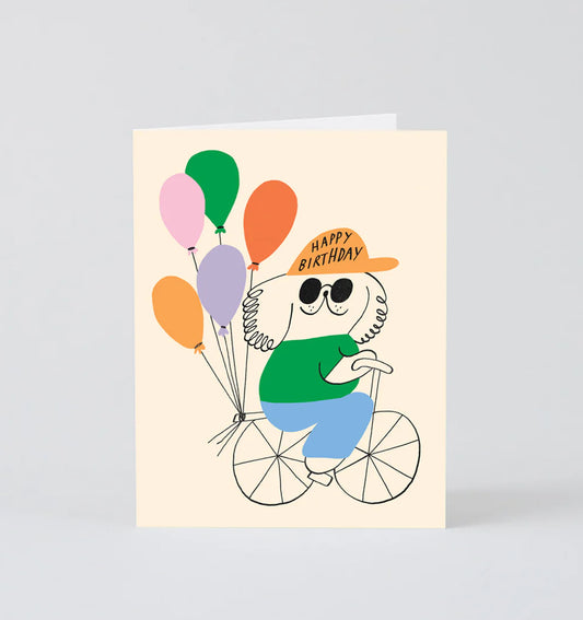 Happy Birthday Cool Dude Kids Greeting Card