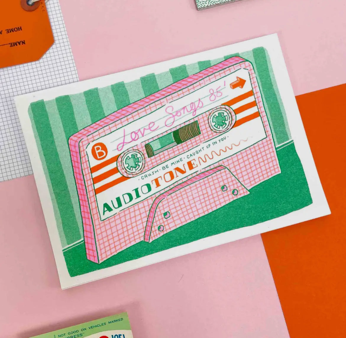 A5 Mixtape Risograph Print