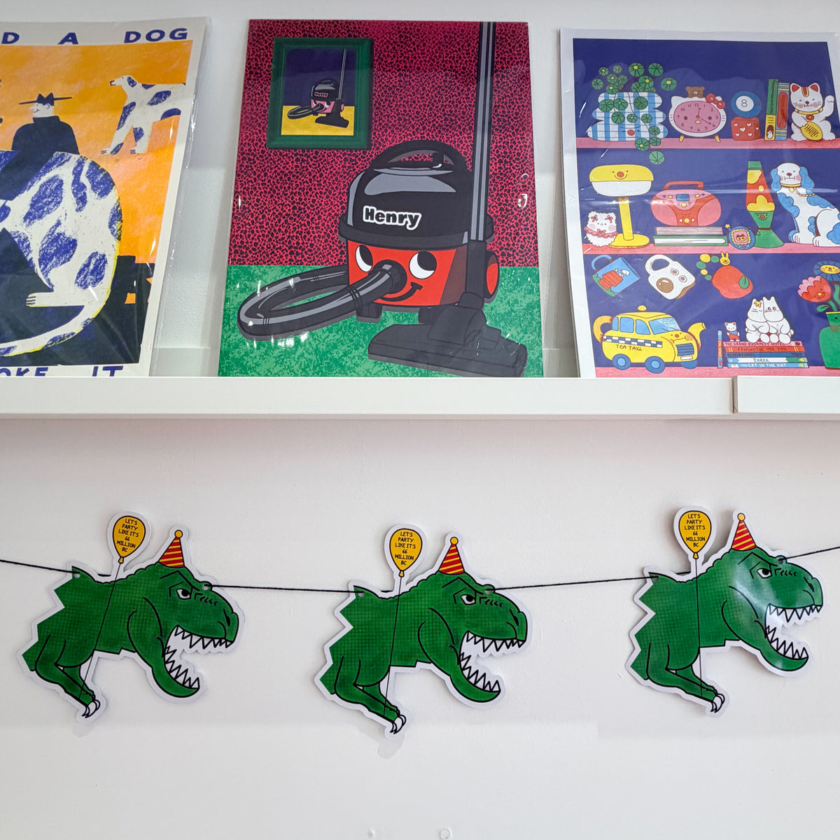 T Rex Party Garland