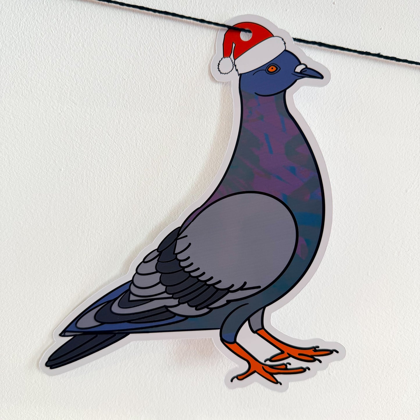 Cooo-l Christmas Pigeon Garland