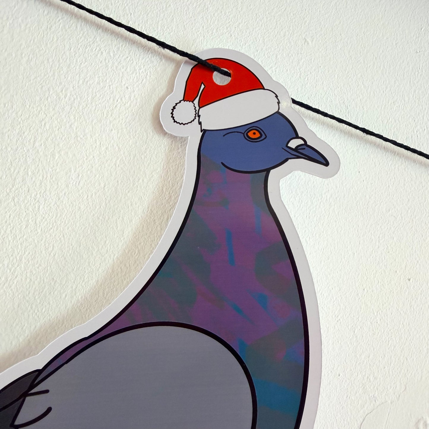 Cooo-l Christmas Pigeon Garland