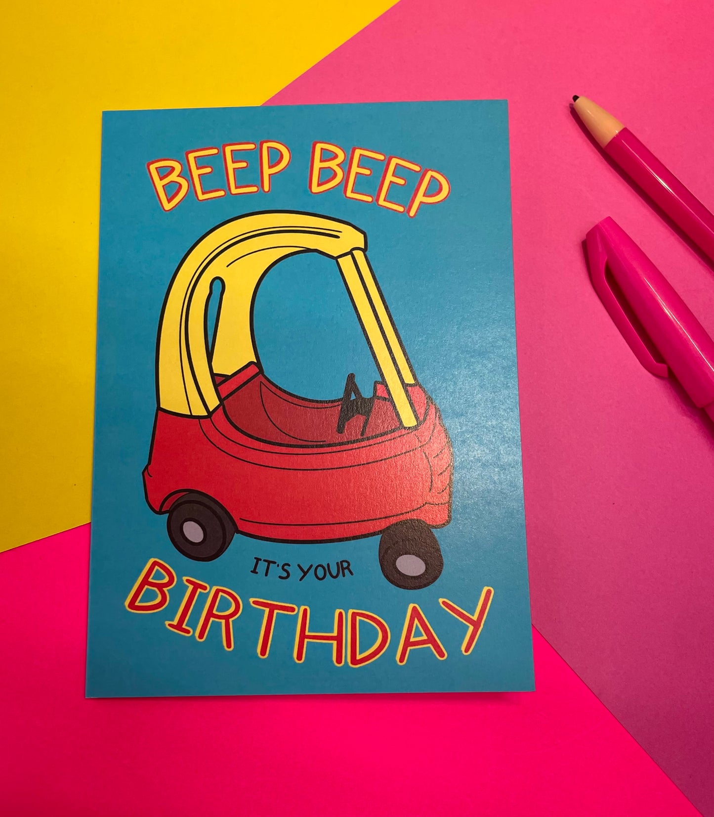 Beep Beep Birthday Greetings Card