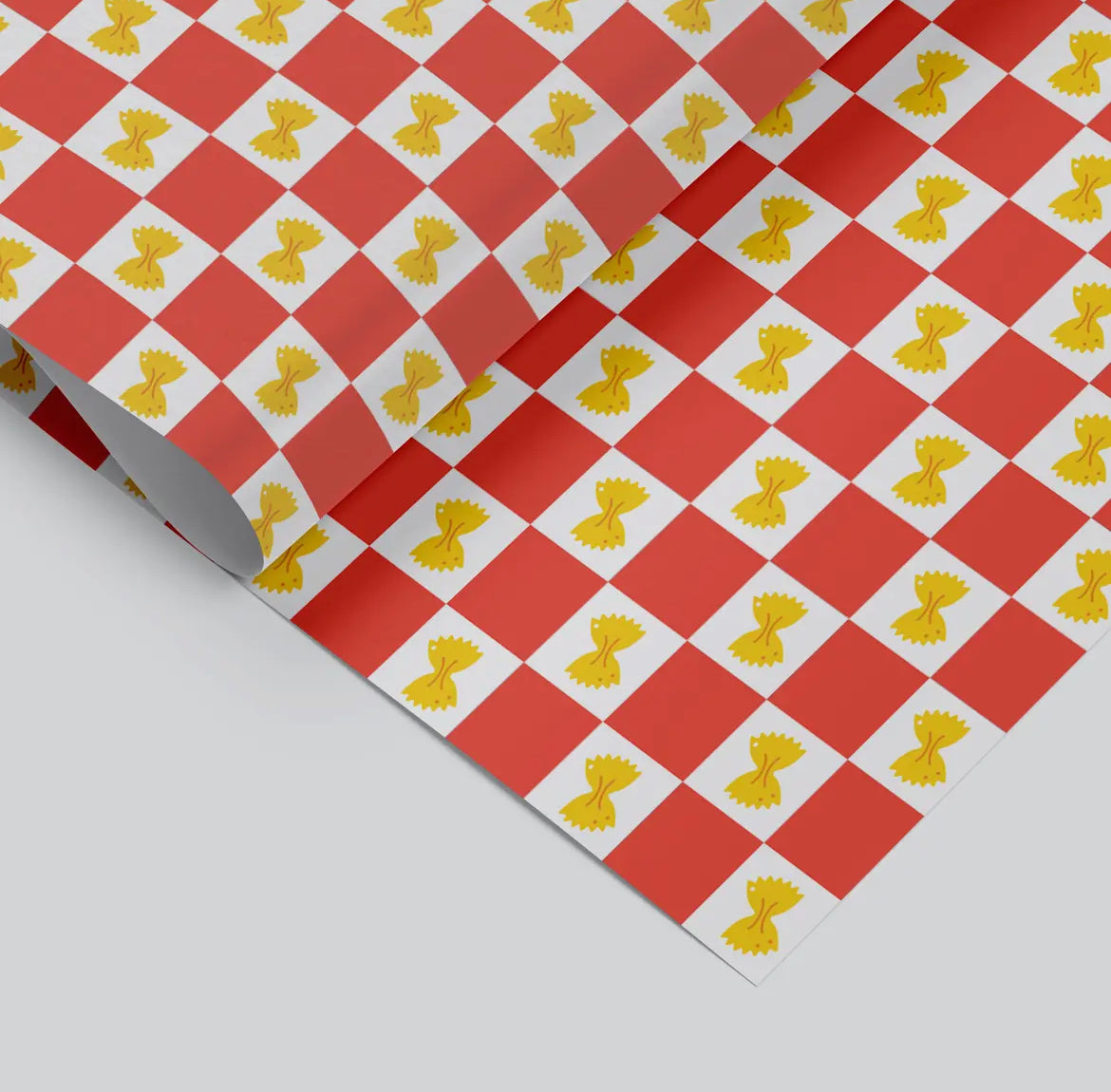 Pasta Pattern Gift Wrap