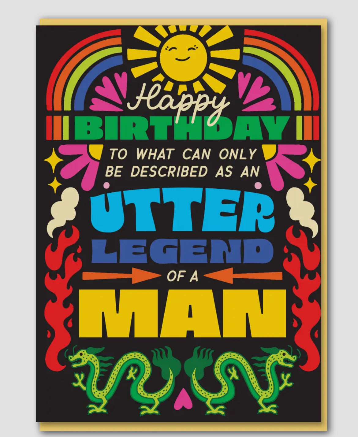 Utter Legend Man Birthday Card