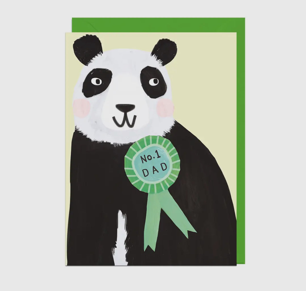 No 1 Dad Panda Card