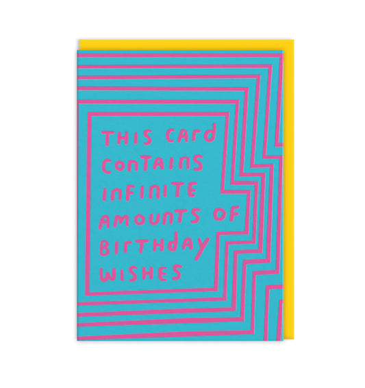 Infinate Birthday Wishes Greeting Card