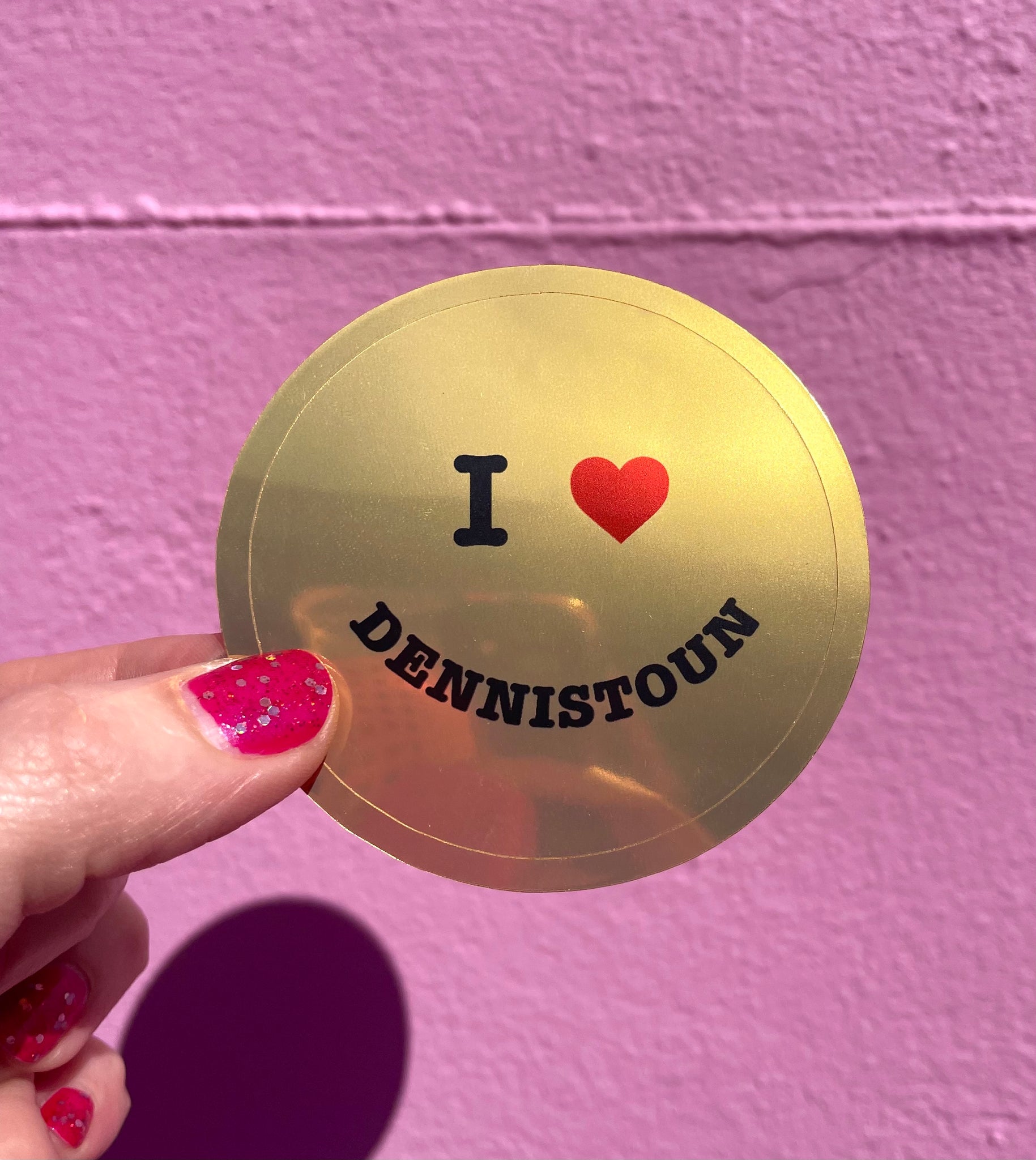 I Love Dennistoun Sticker