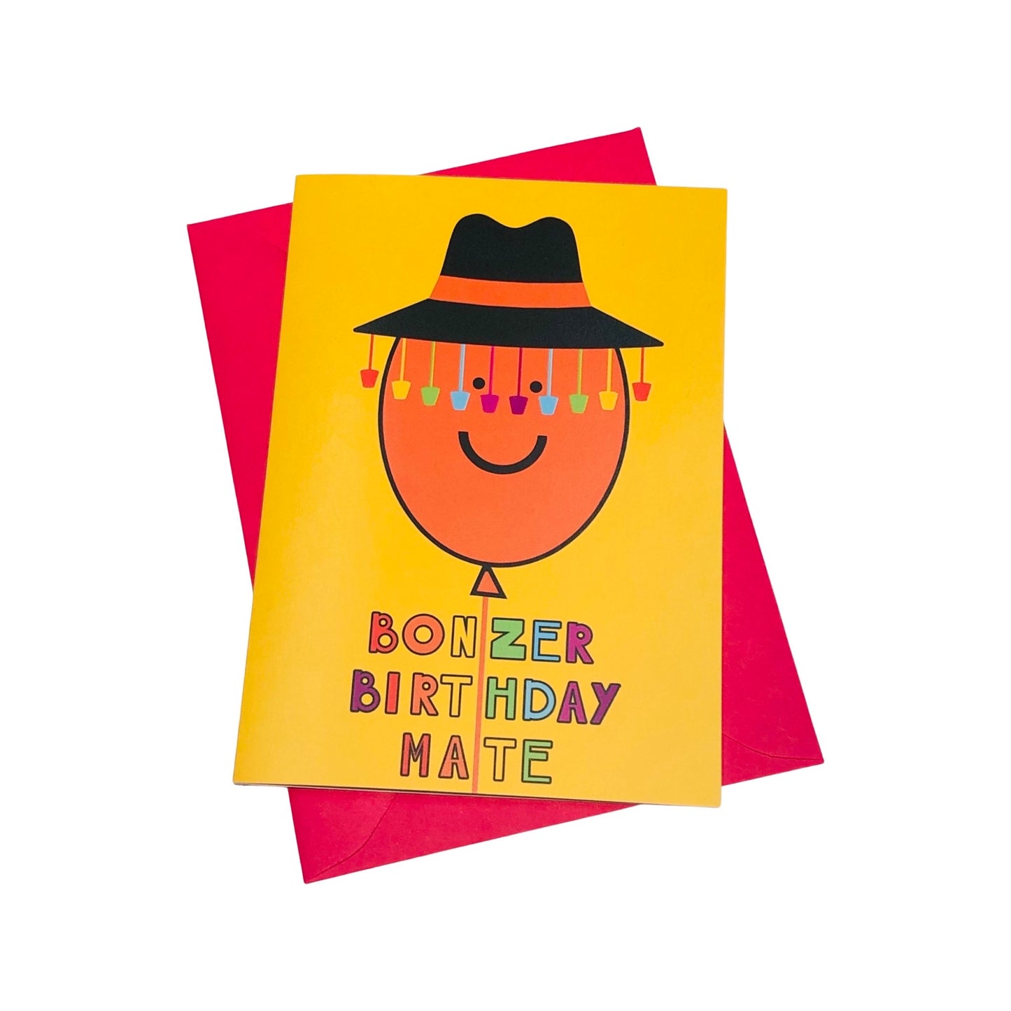 Aussie Balloon Birthday Greetings Card