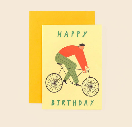 Cyclist Birthday Card