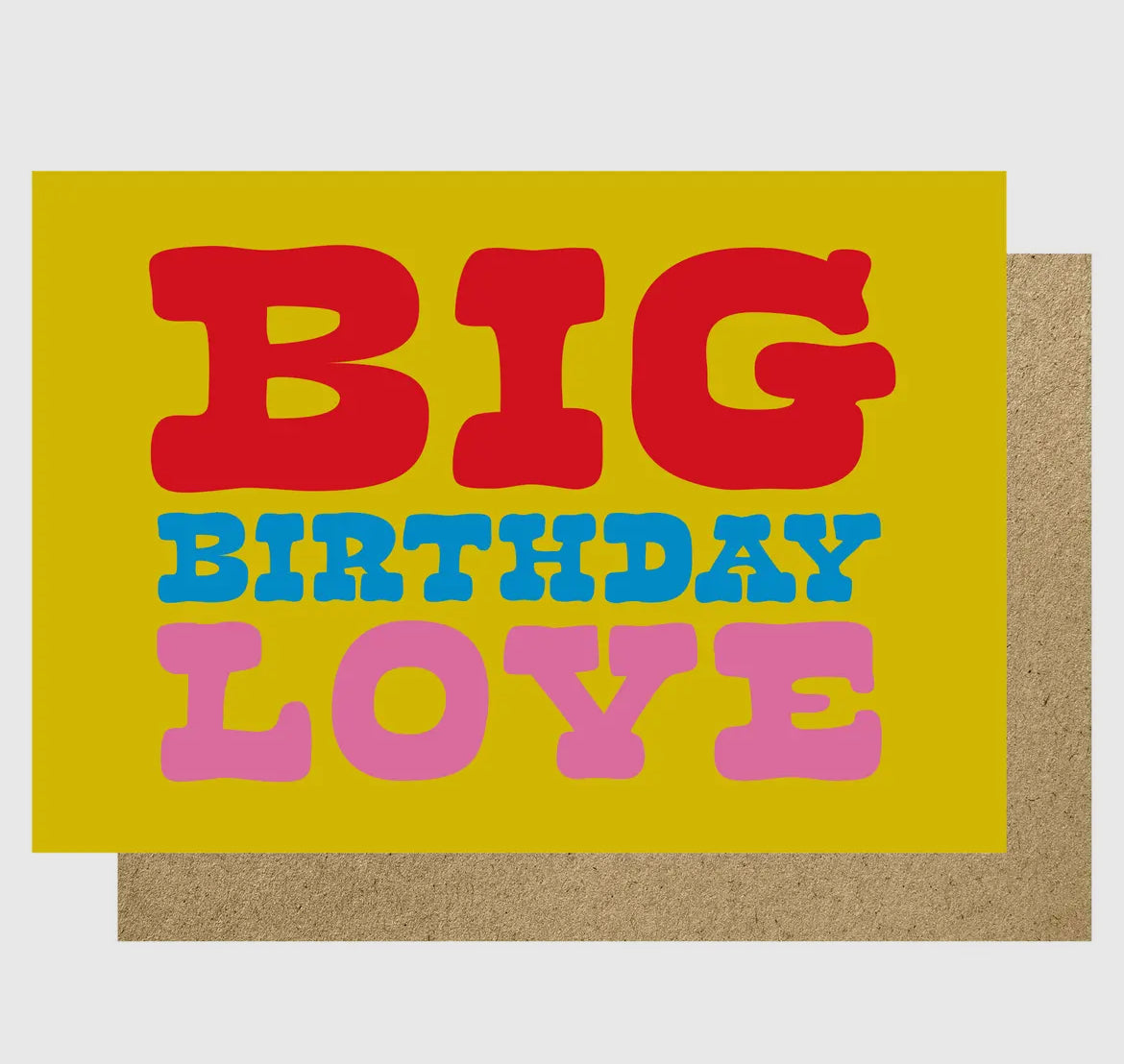 Big Birthday Love Card