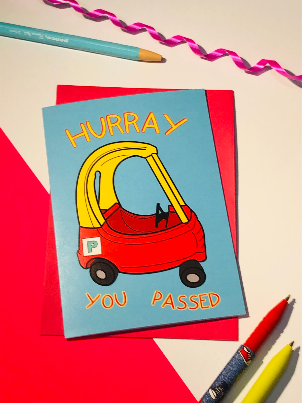 Hurray! You Passed Card – studiopylon