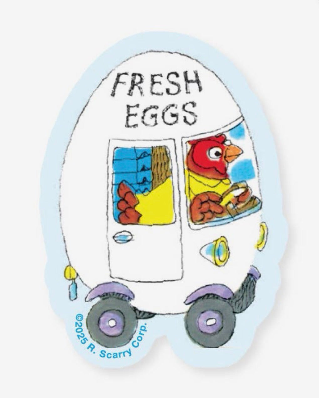Egg Car Sticker
