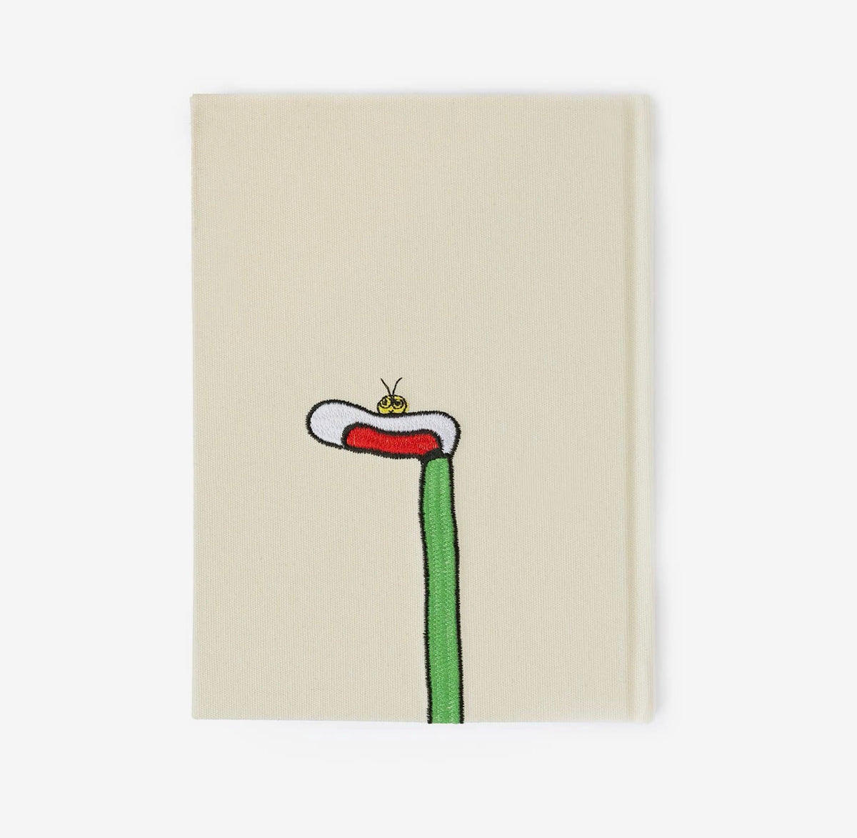 Lowly Worm Embroidered Journal