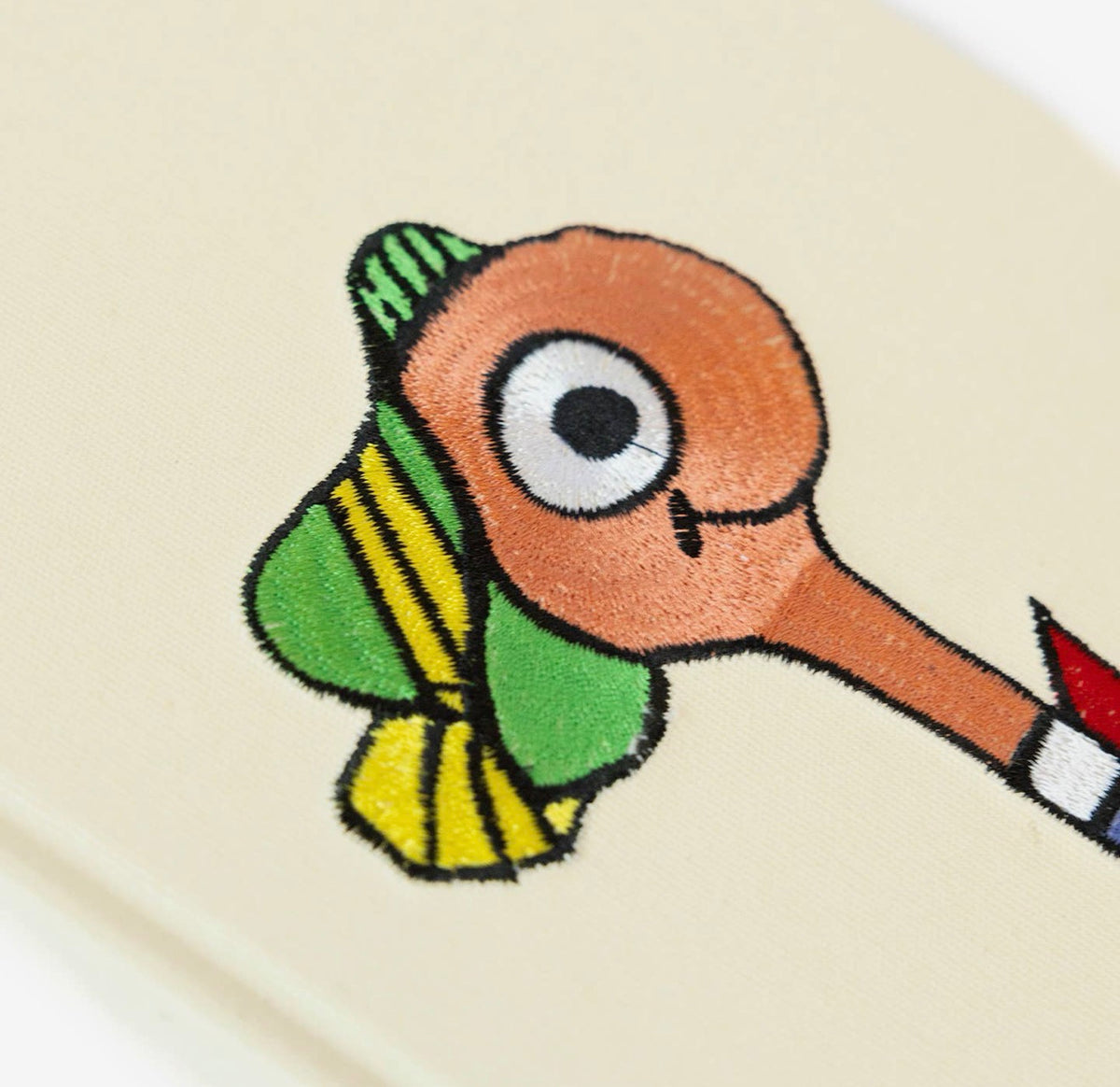 Lowly Worm Embroidered Journal
