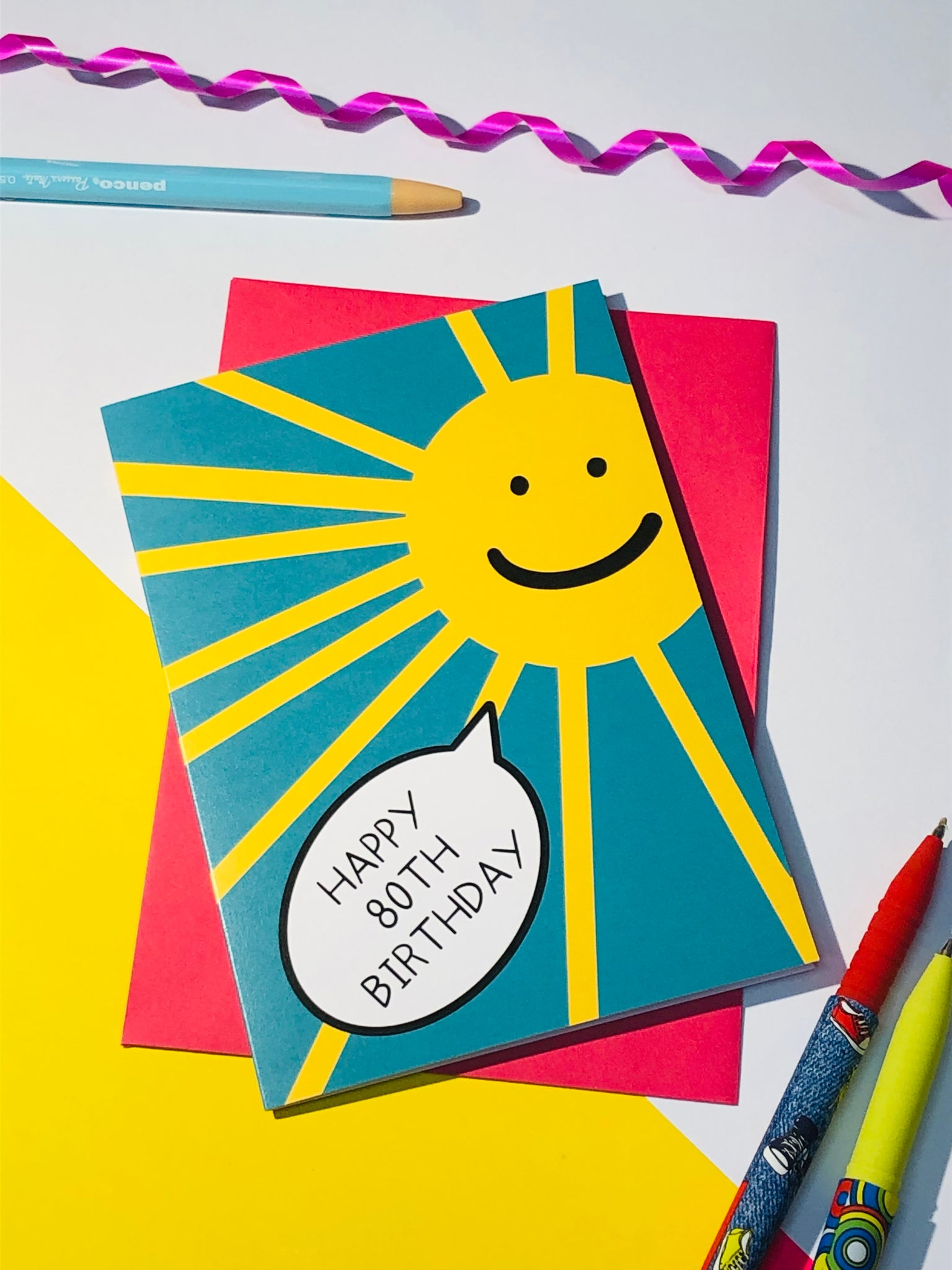 80th Birthday Card