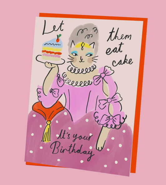 Kitty Antoinette Birthday Greeting Card