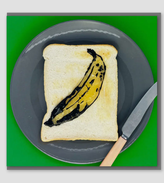Banana On Toast Card