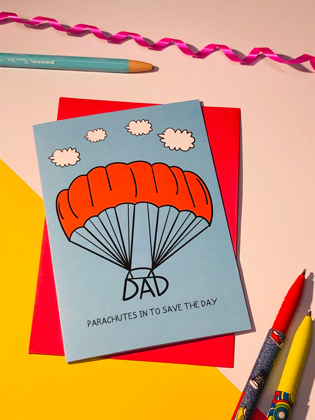 Dad Parachute Card – studiopylon