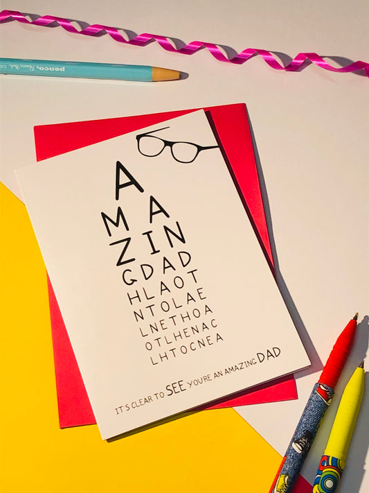 Dad Optician Card