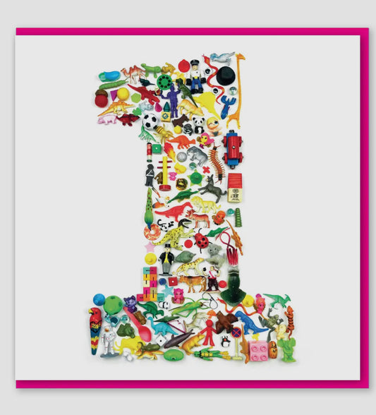 Jumber One 1st Birthday Card