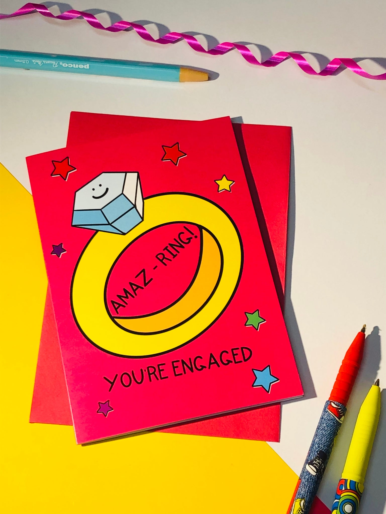 Amaz Ring Engagement Card