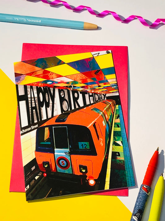 Clockwork Orange Birthday Card