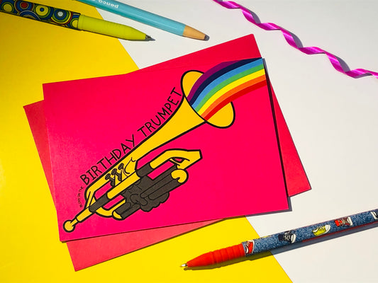 Birthday Trumpet Card
