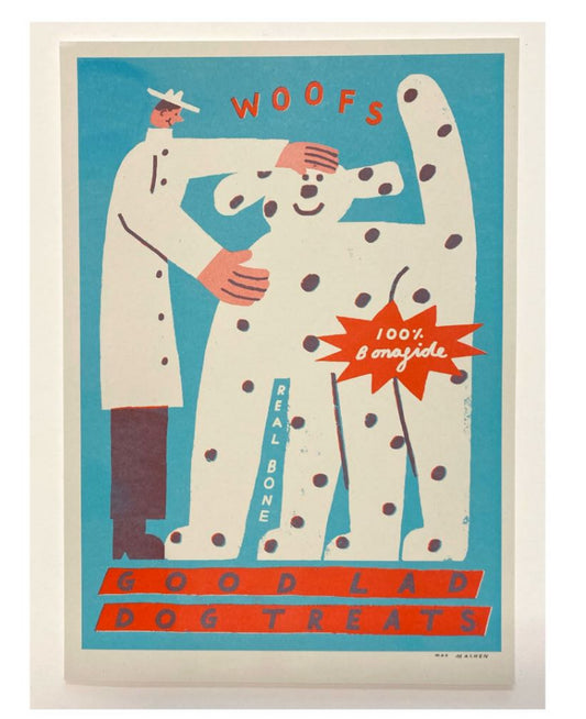 Woofs A3 Riso Print