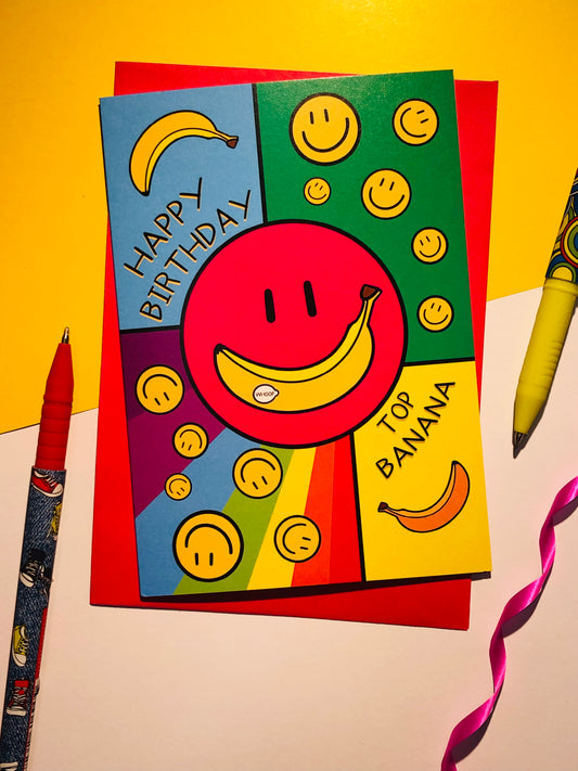 Top Banana Birthday Card