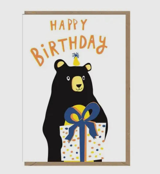 Bear Birthday Greetings Card