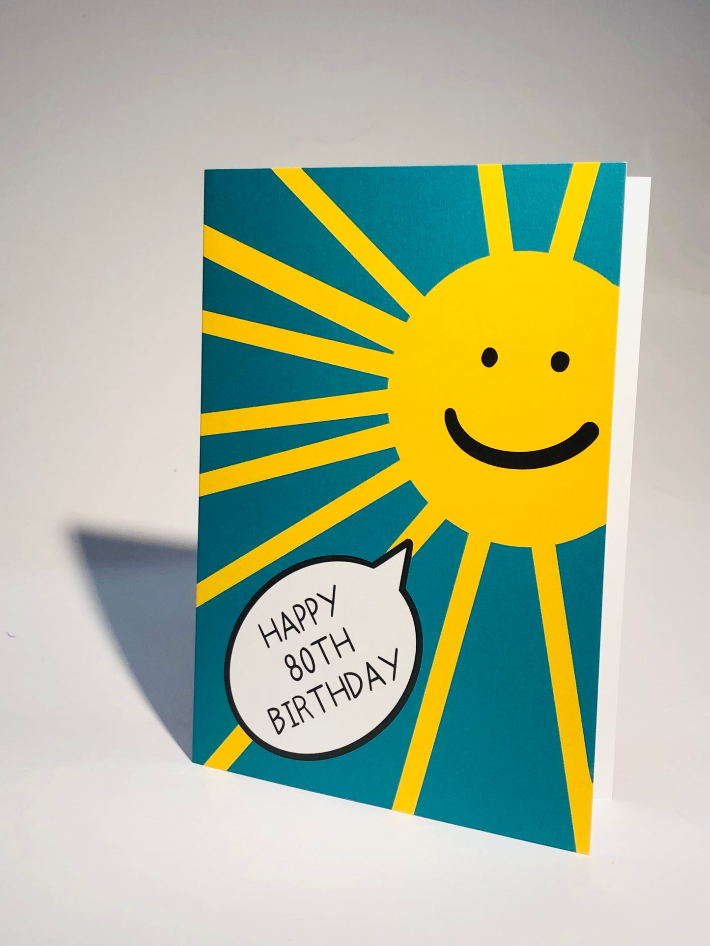 80th Birthday Card