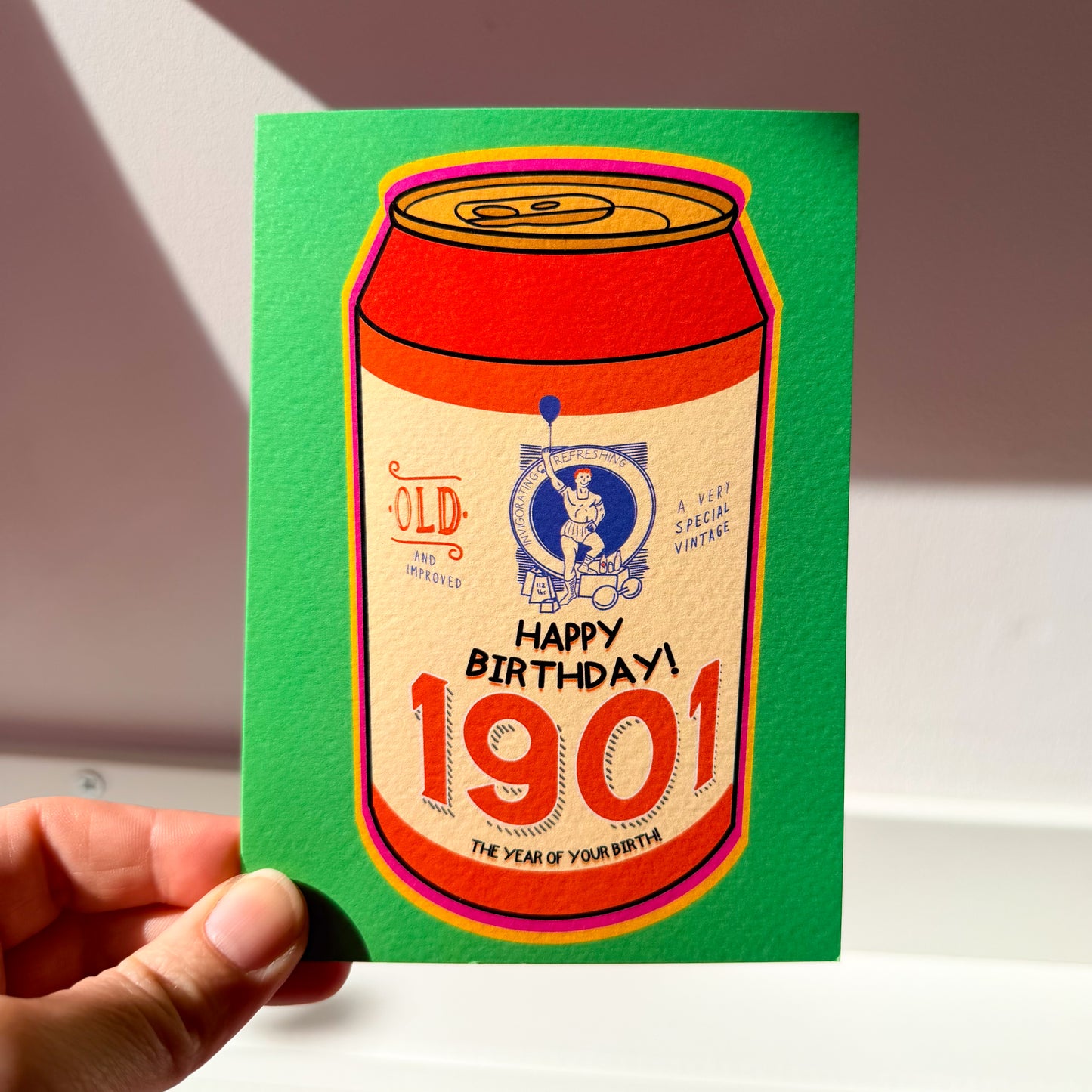 1901 Birthday Brew Card