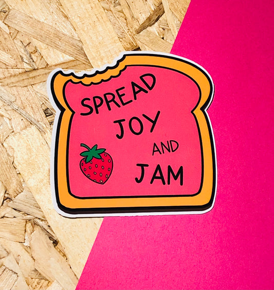 Spread Joy & Jam Sticker