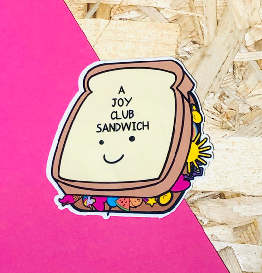 Joy Club Sandwich Sticker