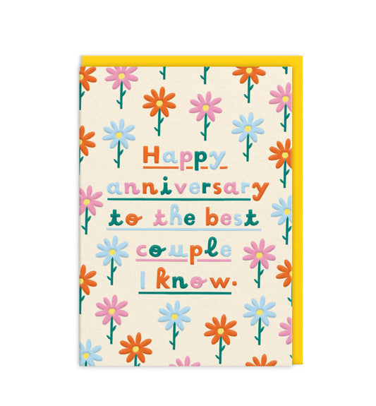 Best Couple Anniversary Card