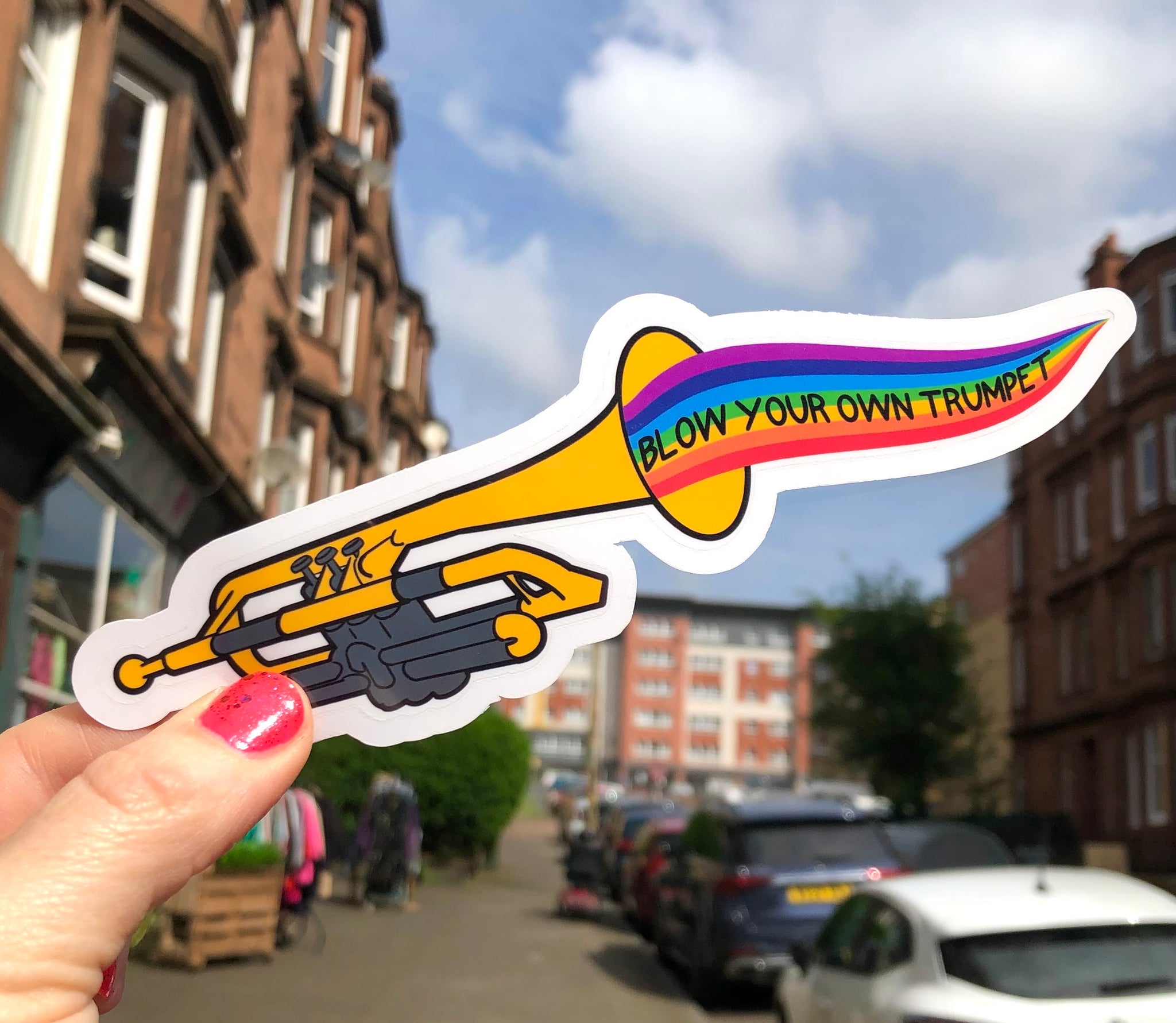 Trumpet Sticker