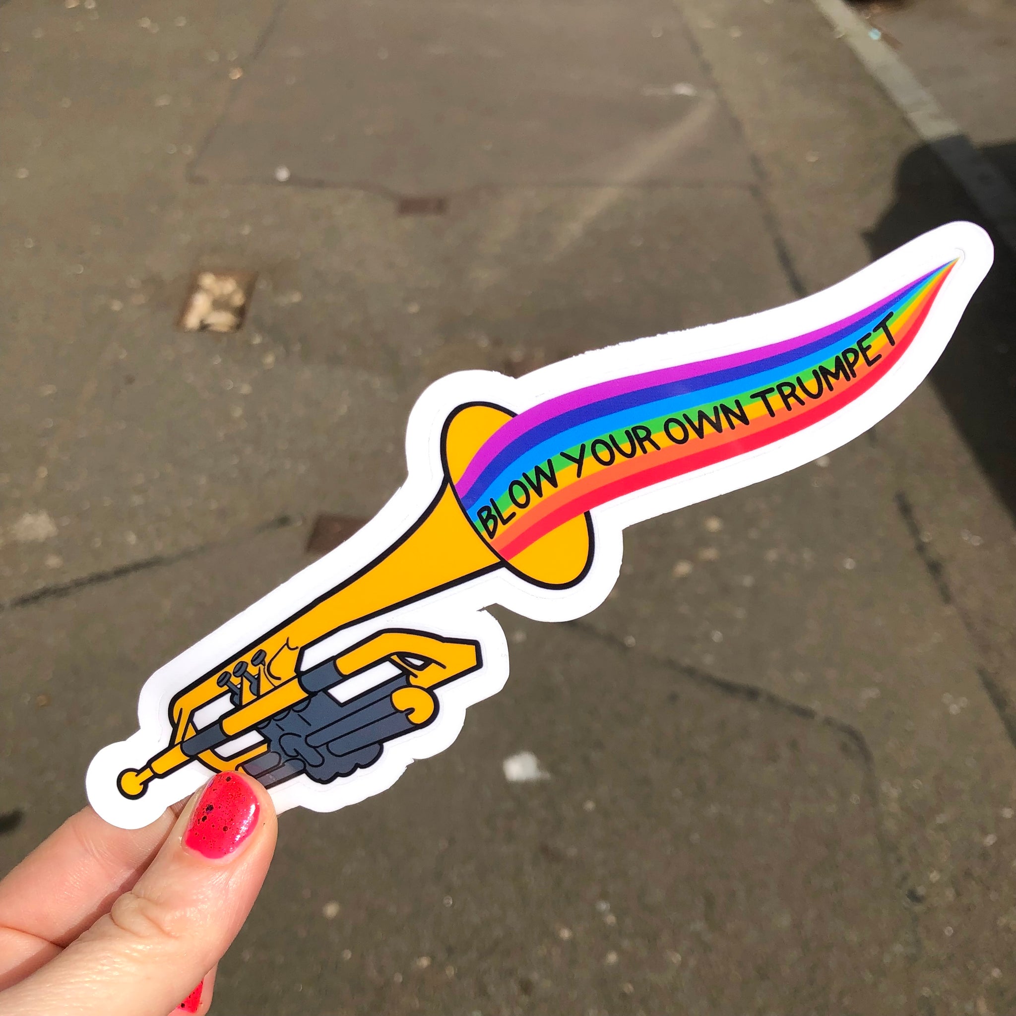Trumpet Sticker