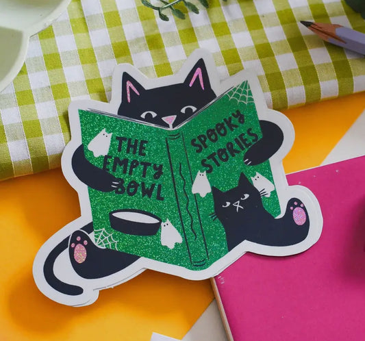 Spooky Stories Glitter Vinyl Sticker