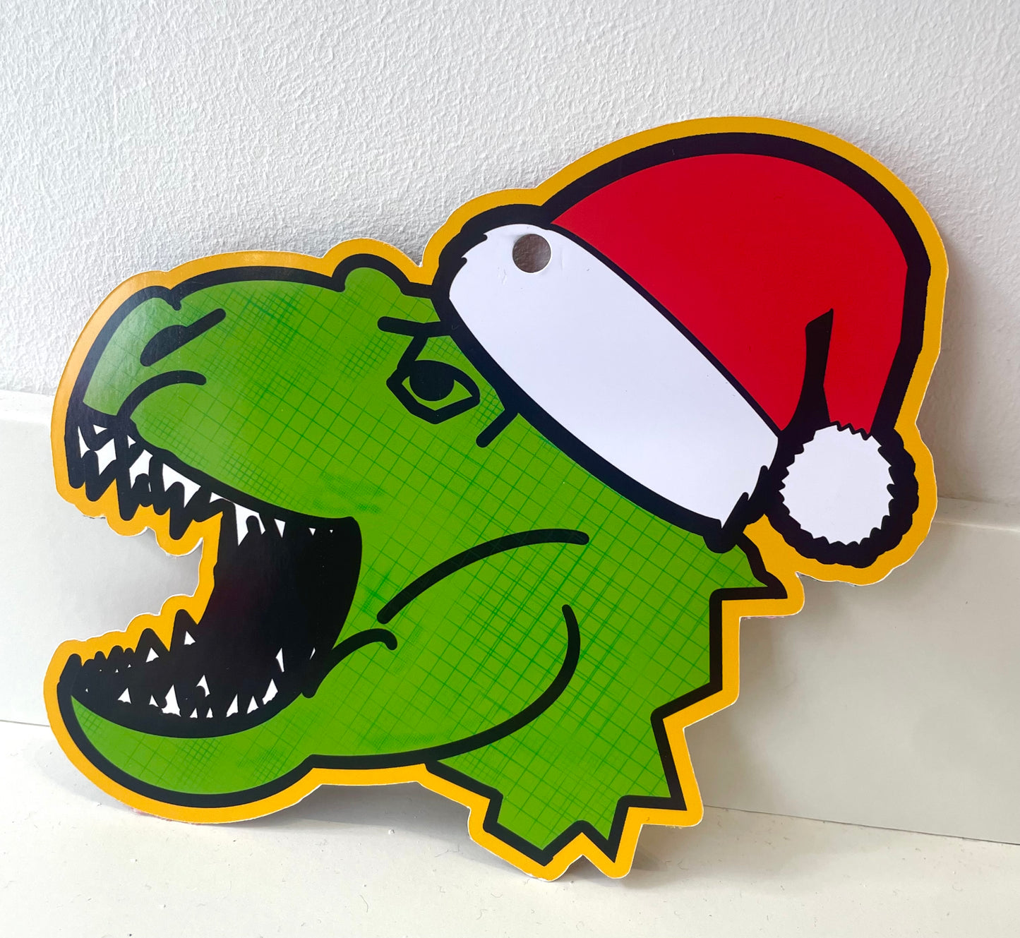 T Rex Christmas Garland