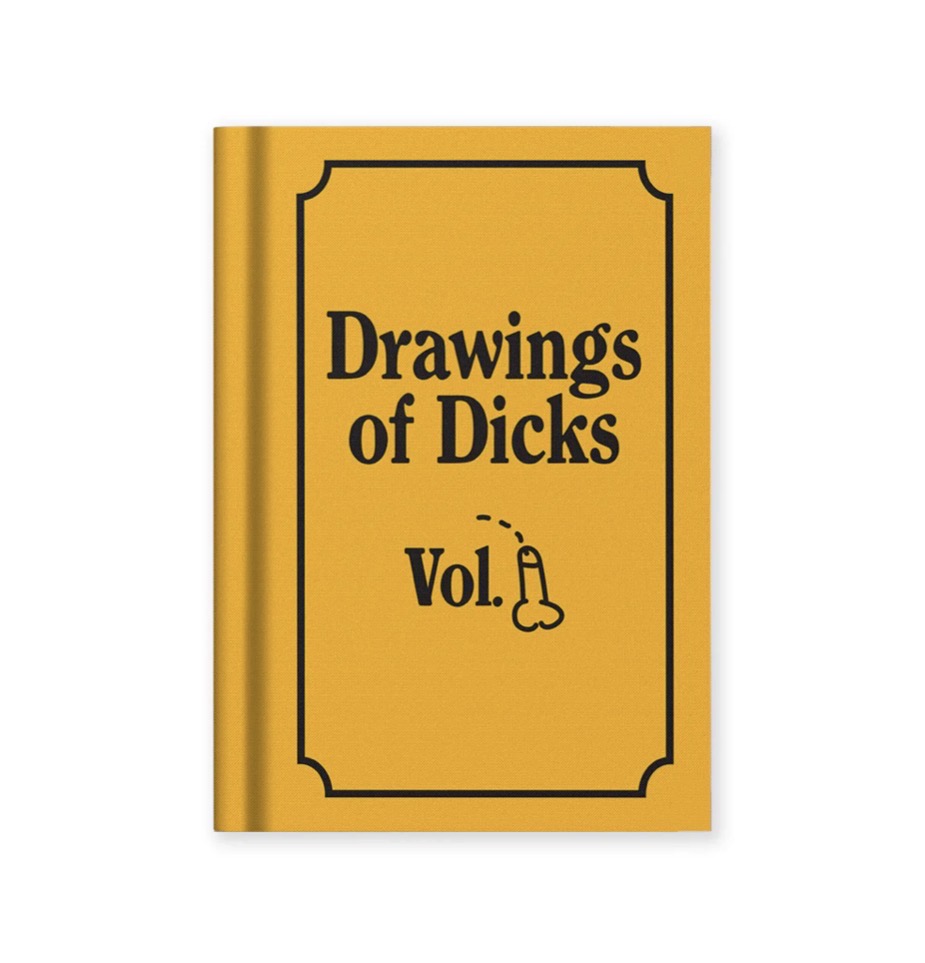 Drawings of Dicks A7 Fabric Hardback Notebook