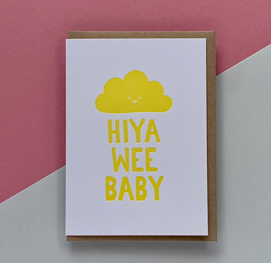 Hiya Wee Baby Card