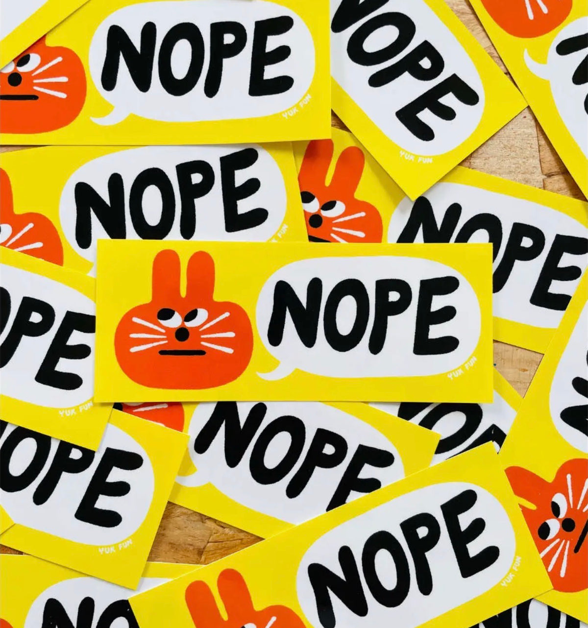 Nope Eco Vinyl Sticker