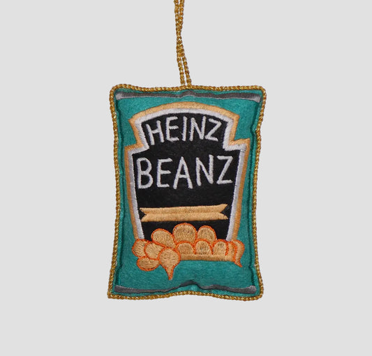 Heinz Beanz Embroidered Christmas Decoration