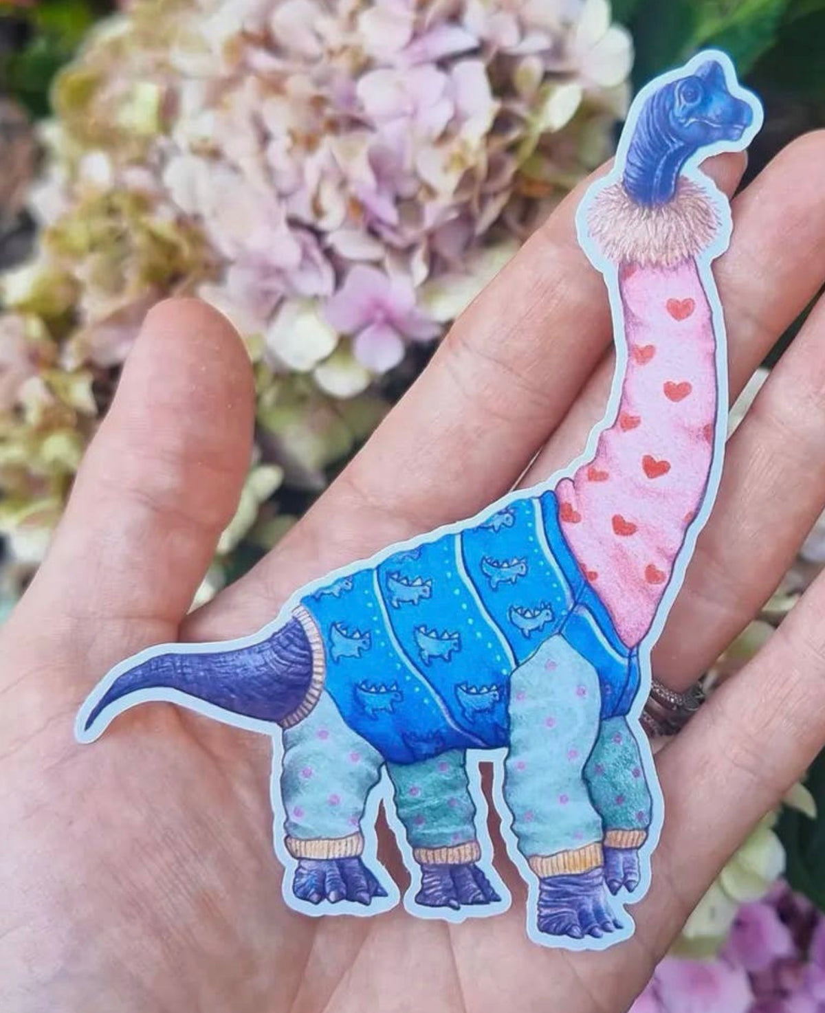 Braciosaurus Dinosaur Vinyl Sticker