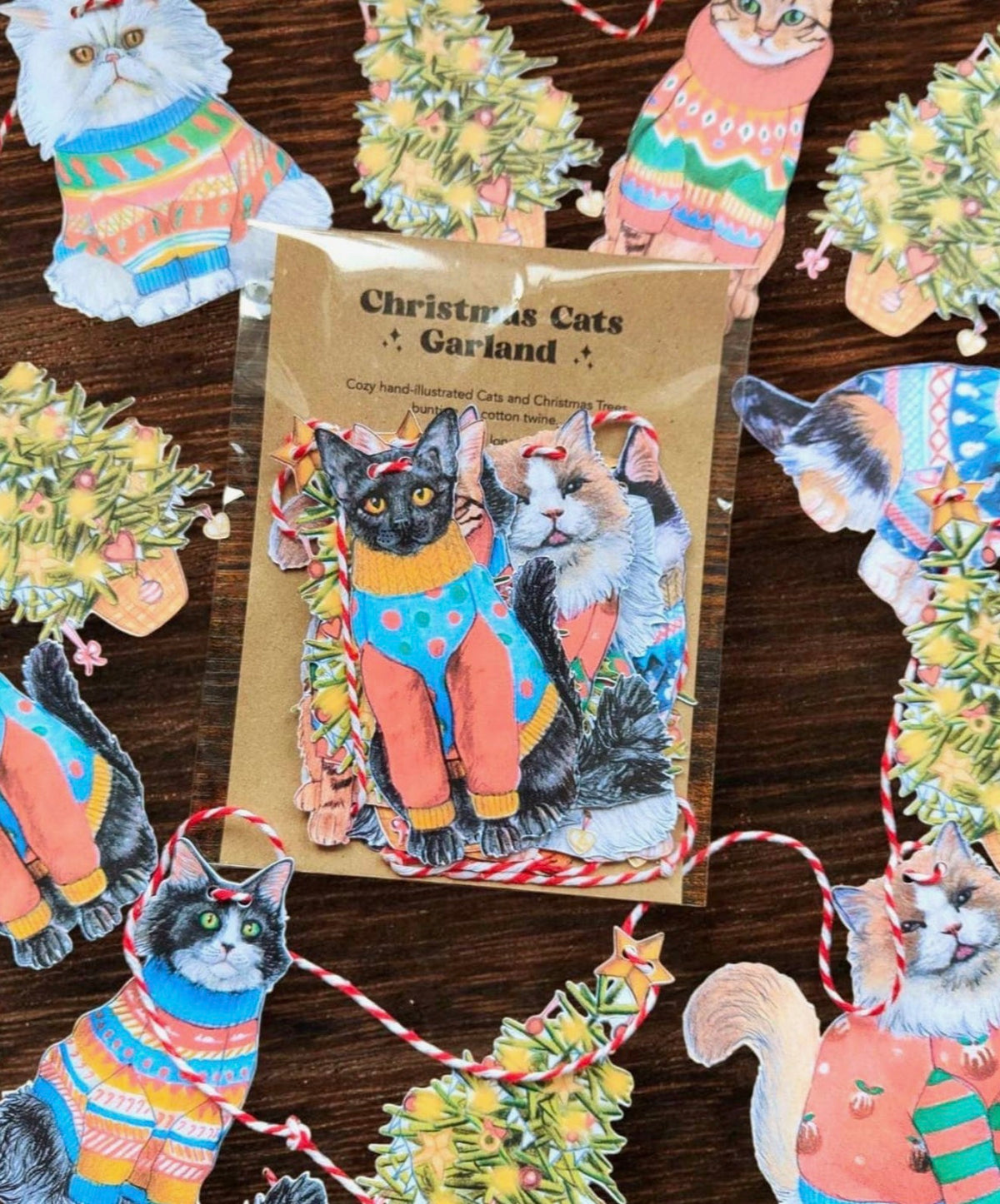 Christmas Cat Bunting