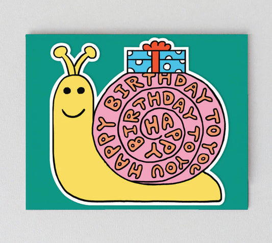 Birthday Snail Card